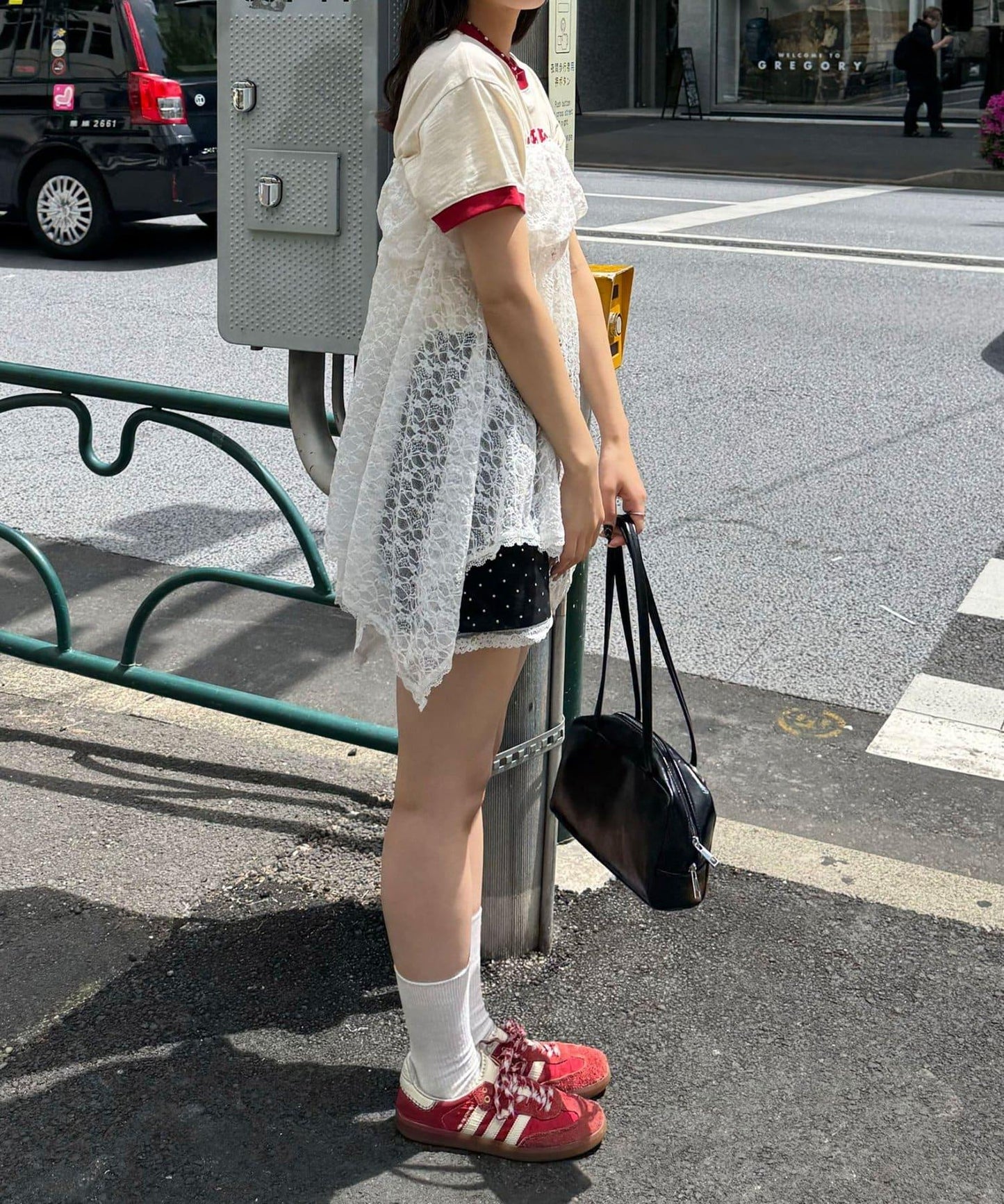2WAY 蕾絲不規則下襬疊層中長半身裙