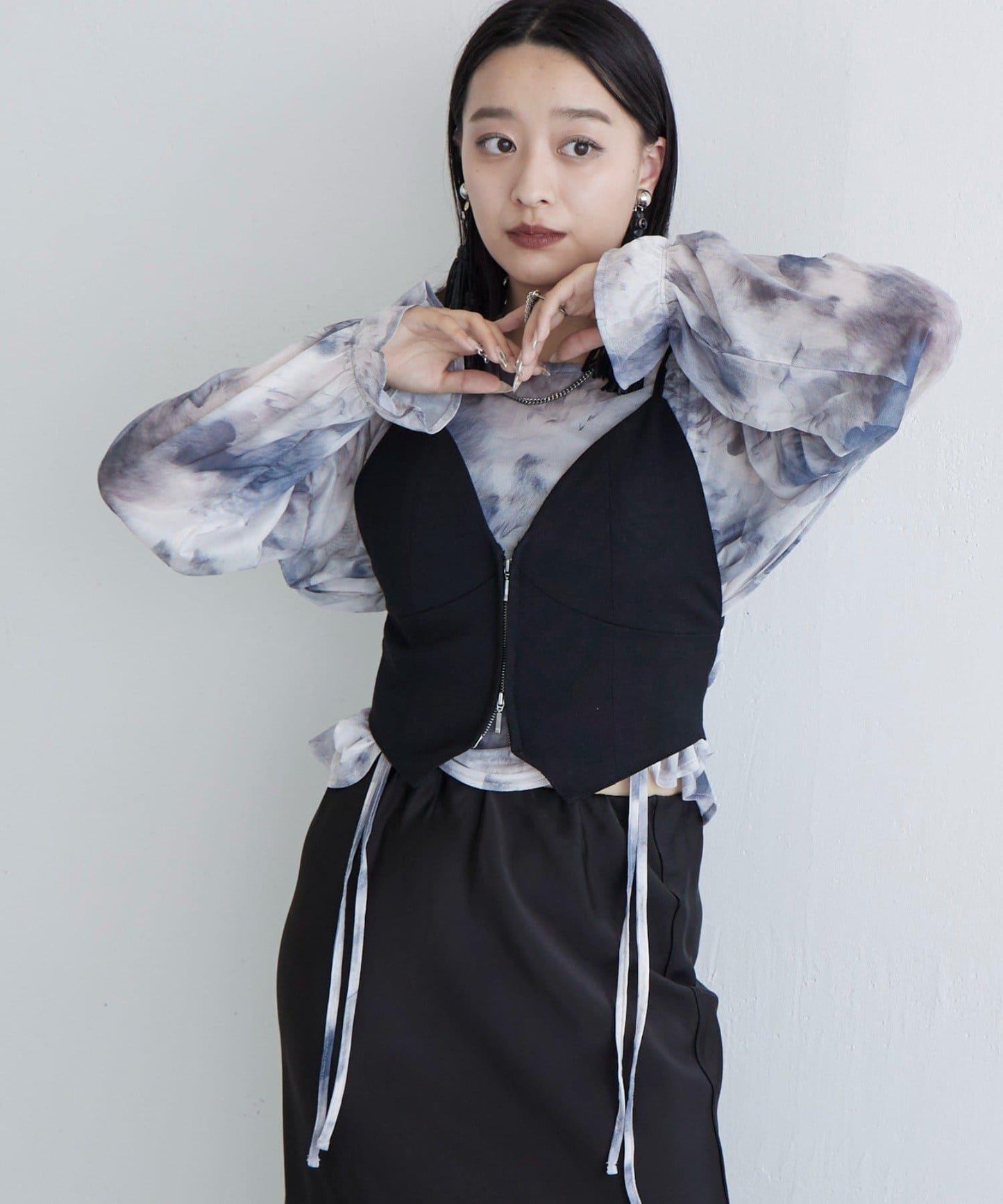 雙拉鍊 背心（網絡限定）