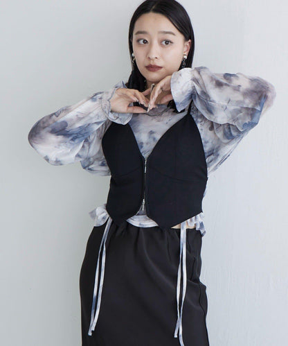 雙拉鍊 背心（網絡限定）