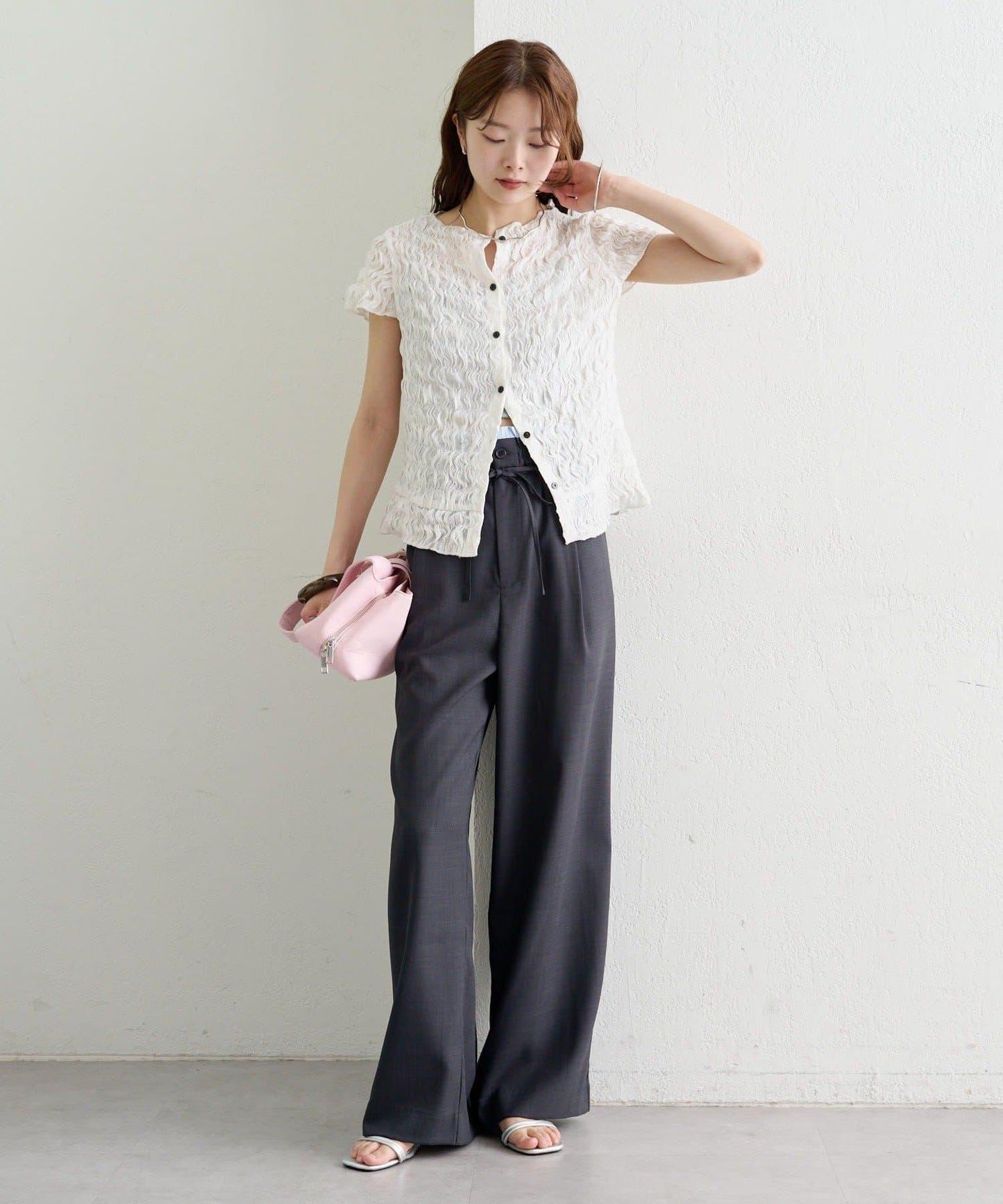 26SS 清涼麵料升級 雙腰帶 褲子 新色