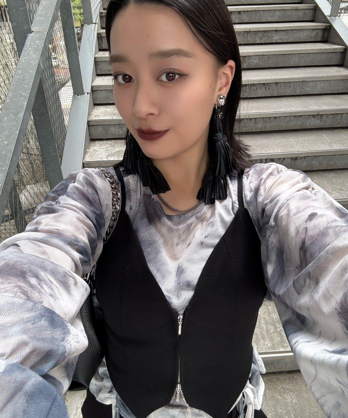 雙拉鍊 背心（網絡限定）