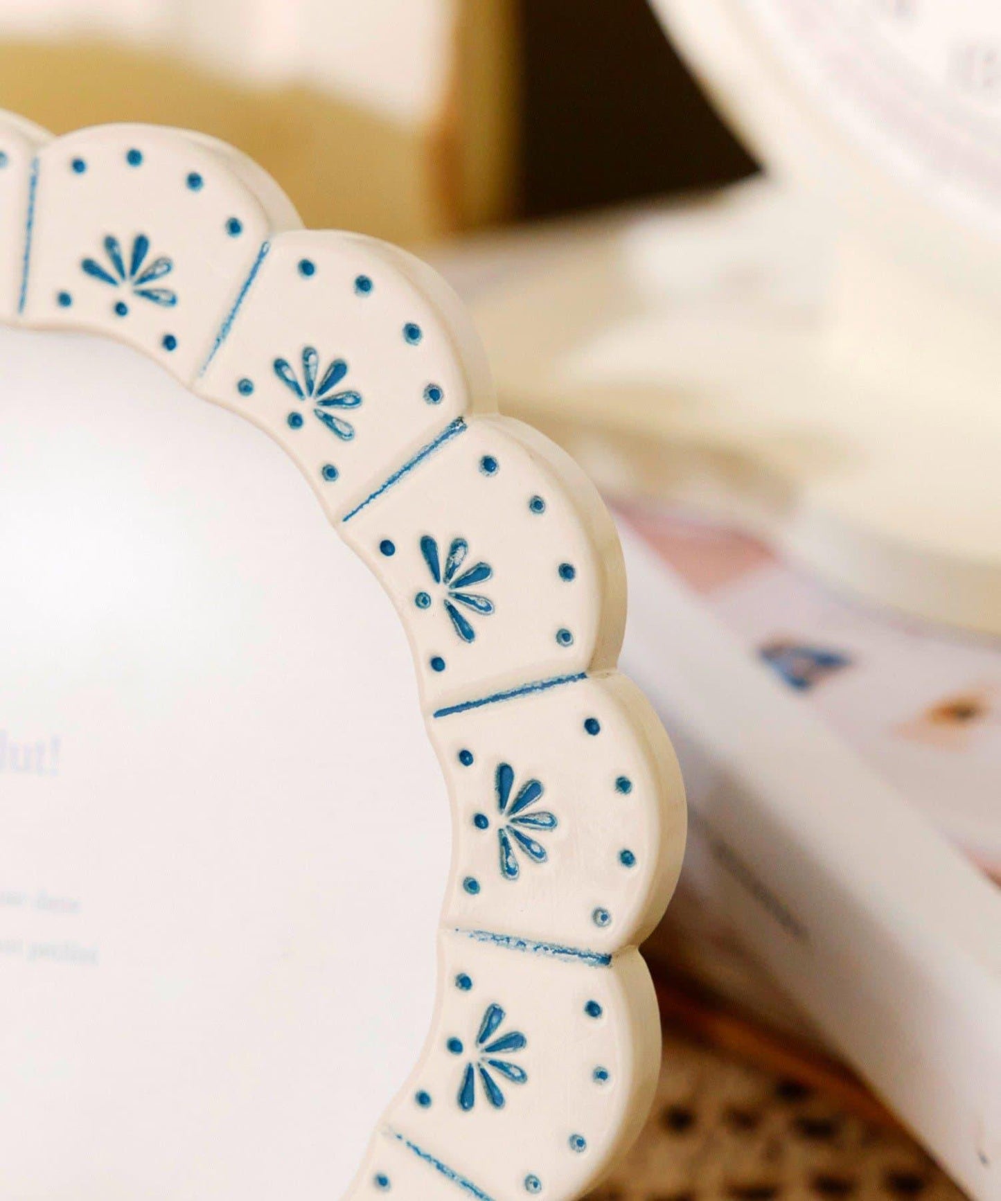 雛菊荷葉邊裝飾 相框 choupinet