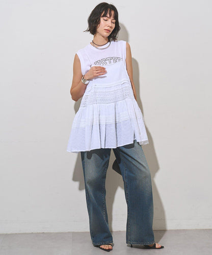 直筒 DENIM 褲子