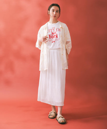 ESTHE OVERSIZED SHEER LACE SHIRTS 襯衫