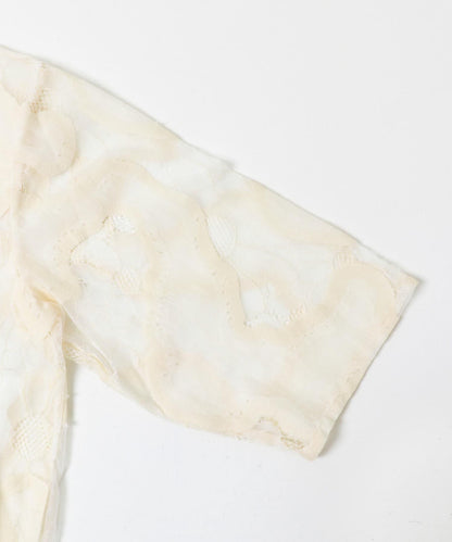ESTHE OVERSIZED SHEER LACE SHIRTS 襯衫