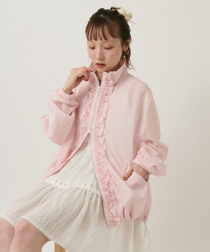 w closet 雪紡荷葉邊夾克