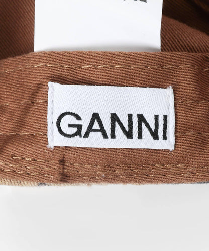 GANNI PRINT CANVAS 棒球帽