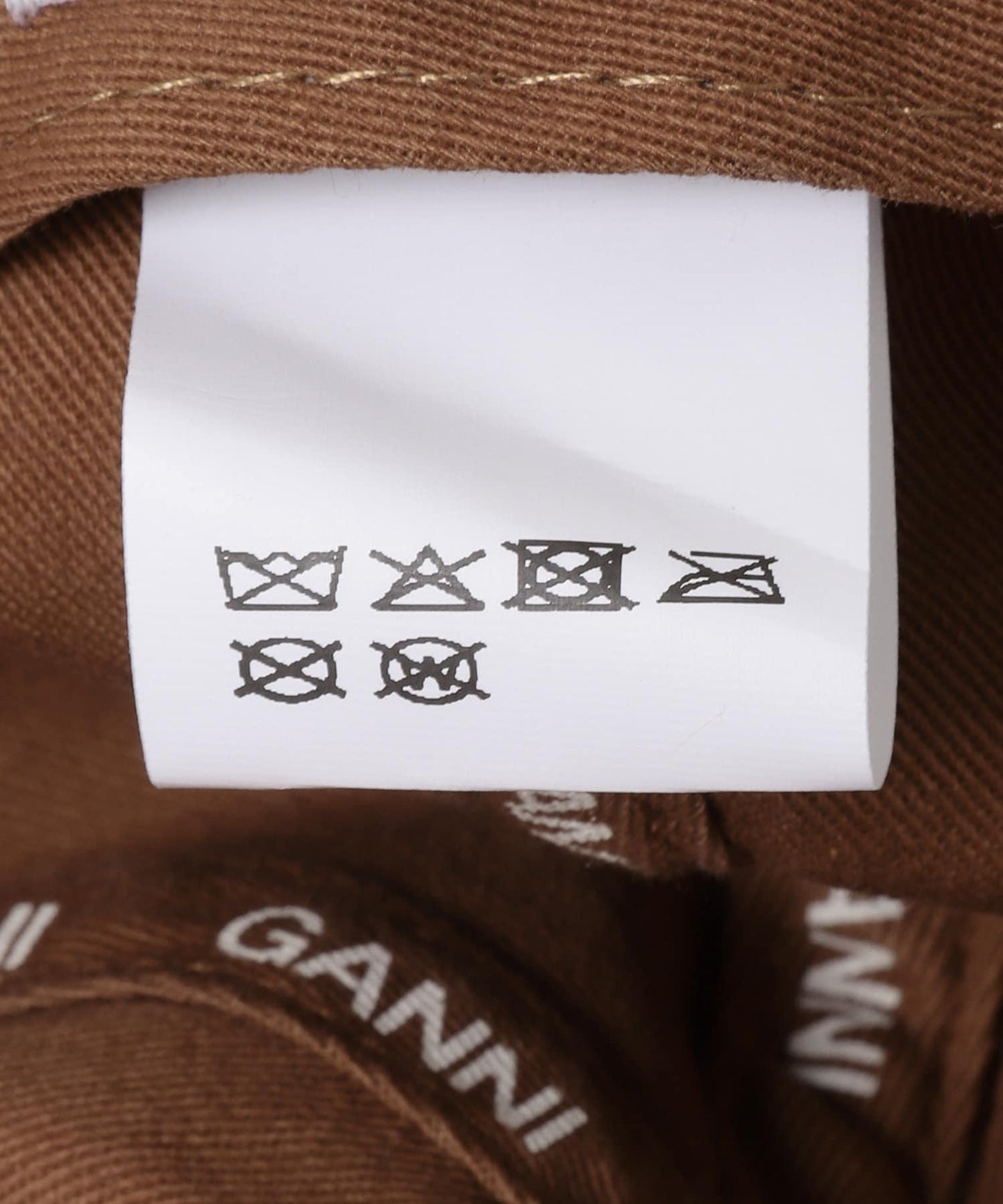 GANNI PRINT CANVAS 棒球帽