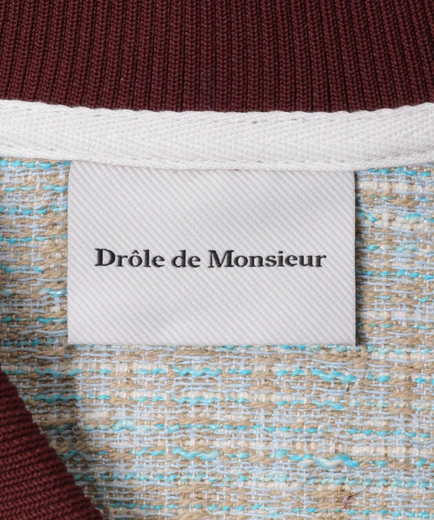 Drole de Monsieur 花呢面料襯衫
