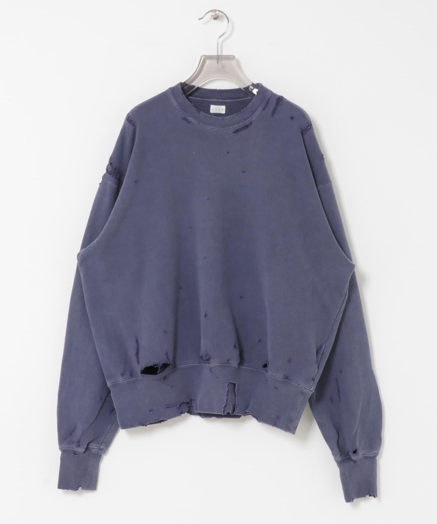 KURO MORE DAMAGE WASHED SWEAT 衛衣