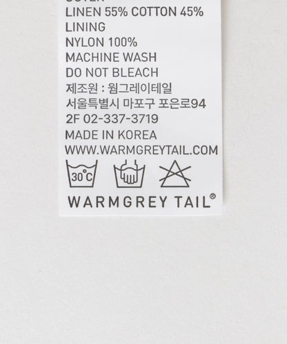 WARMGREYTAIL 兔子圖案 站立式收納包 M款