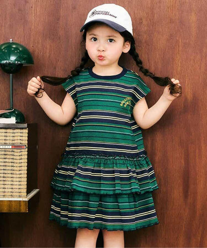 多款滿印荷葉邊連衣裙