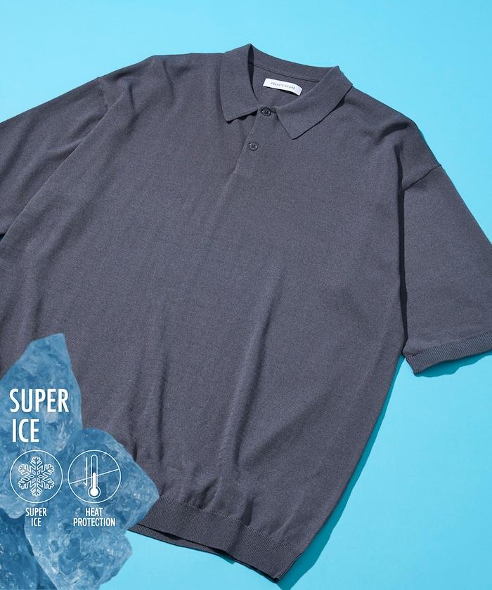 SUPER ICE / スーパーアイス 接觸冷感 短袖POLO領 針織上衣