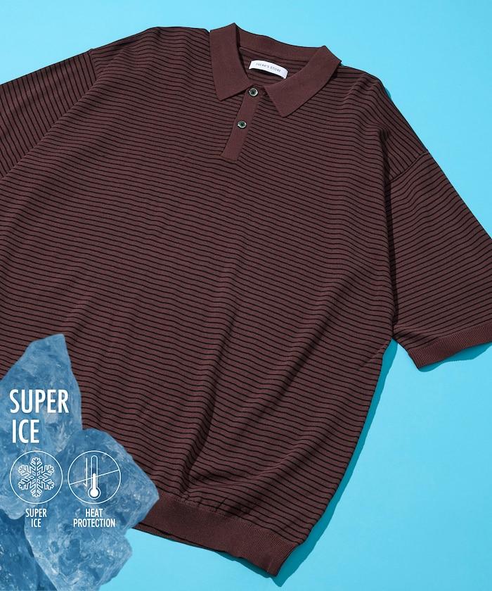 SUPER ICE / スーパーアイス 接觸冷感 短袖POLO領 針織上衣