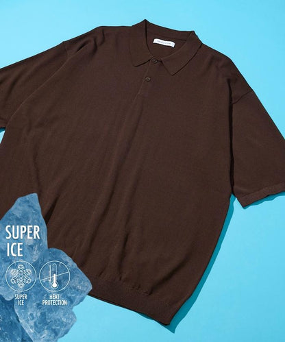 SUPER ICE / スーパーアイス 接觸冷感 短袖POLO領 針織上衣