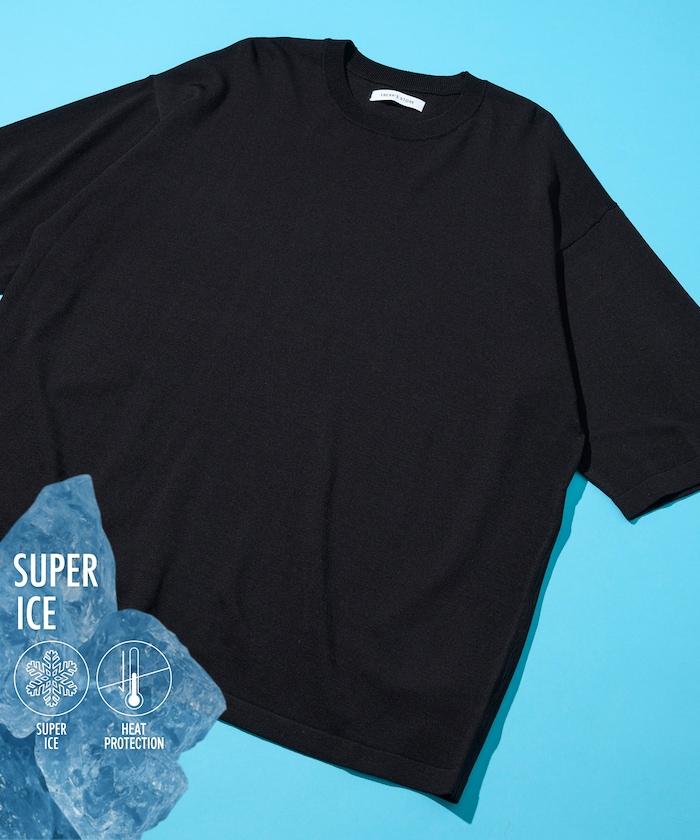 SUPER ICE 圓領 針織 接觸冷感 T恤 新色