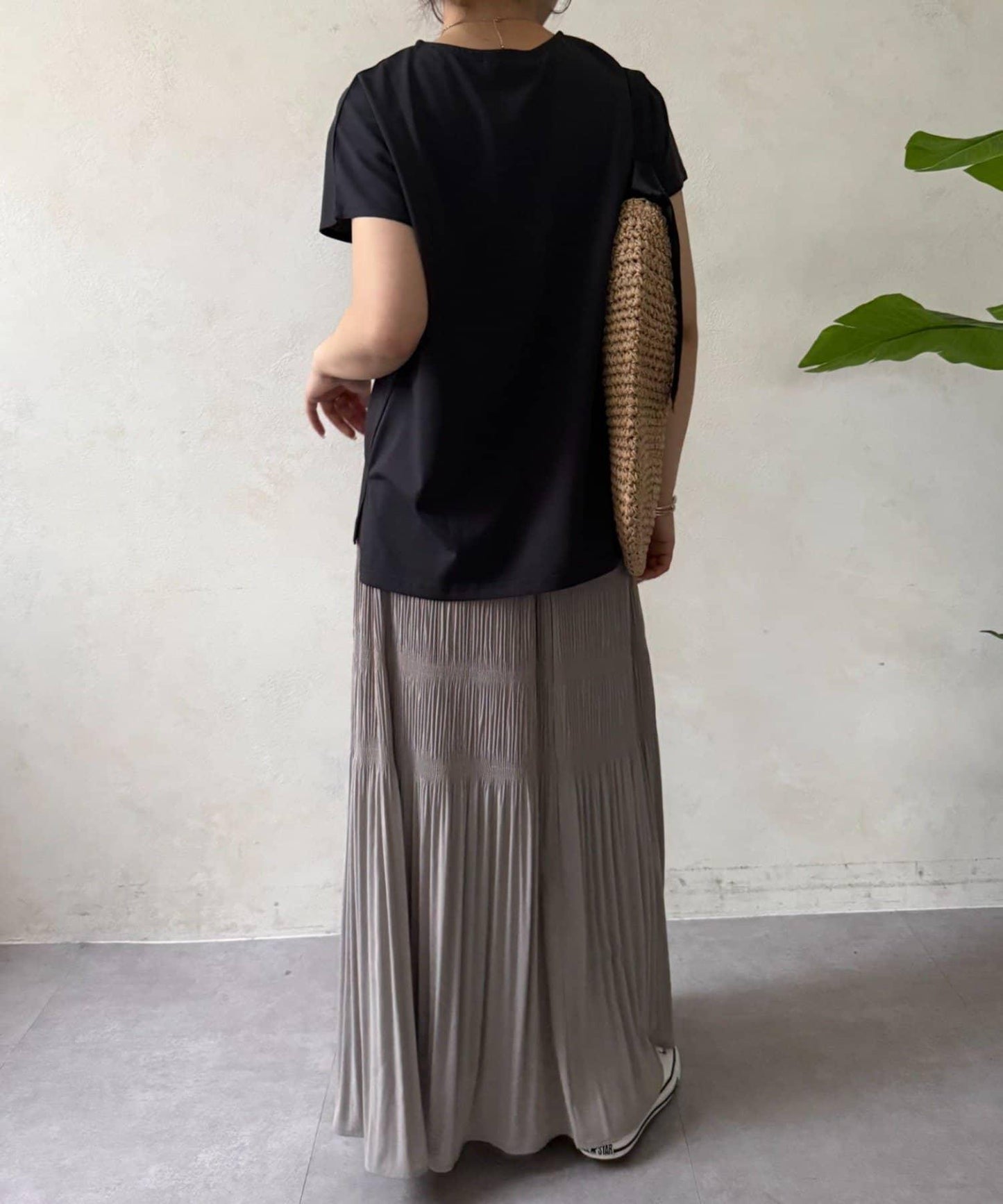 修身Logo印花針織上衣