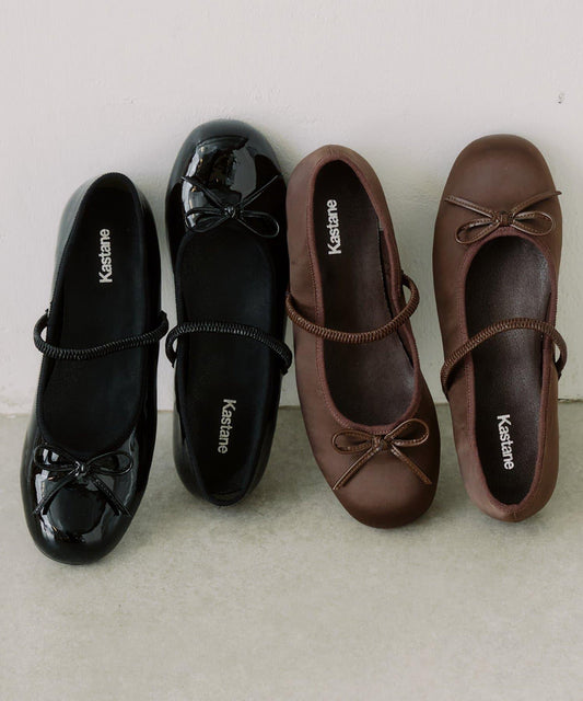 混色芭蕾鞋