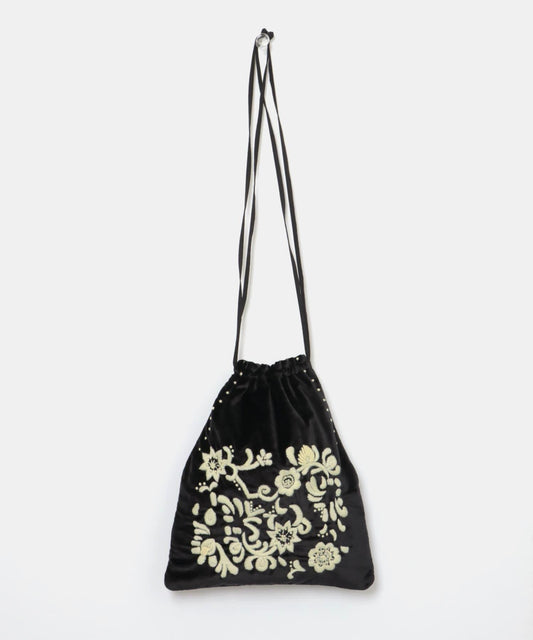 Khadi&co 天鵝絨刺繡包