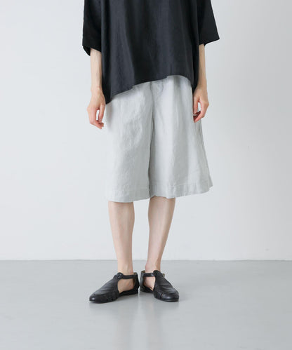 亞麻寬鬆 Charpentier de vaisseu LINEN WIDE SHORTS 休閒短褲