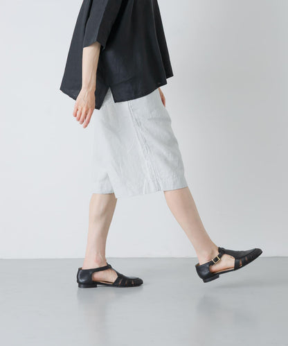 亞麻寬鬆 Charpentier de vaisseu LINEN WIDE SHORTS 休閒短褲