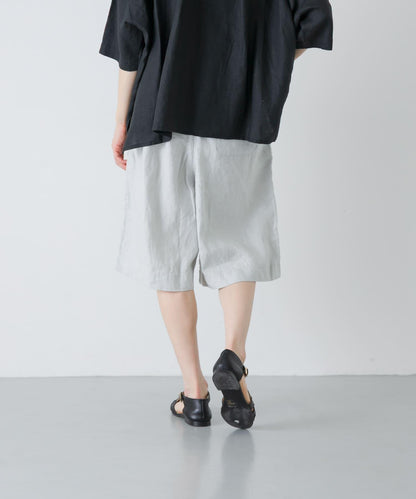 亞麻寬鬆 Charpentier de vaisseu LINEN WIDE SHORTS 休閒短褲