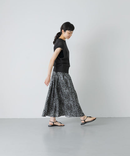 COTTON NO-SLEEVE KNIT 無袖針織上衣