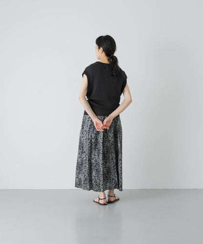 COTTON NO-SLEEVE KNIT 無袖針織上衣