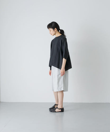 亞麻寬鬆 Charpentier de vaisseu LINEN WIDE SHORTS 休閒短褲