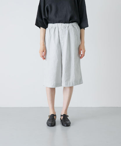 亞麻寬鬆 Charpentier de vaisseu LINEN WIDE SHORTS 休閒短褲