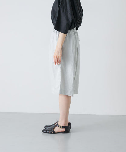 亞麻寬鬆 Charpentier de vaisseu LINEN WIDE SHORTS 休閒短褲