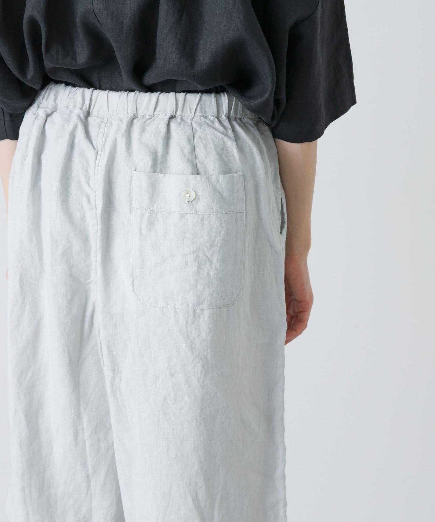 亞麻寬鬆 Charpentier de vaisseu LINEN WIDE SHORTS 休閒短褲