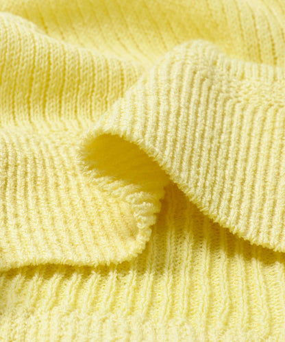 COTTON NO-SLEEVE KNIT 無袖針織上衣