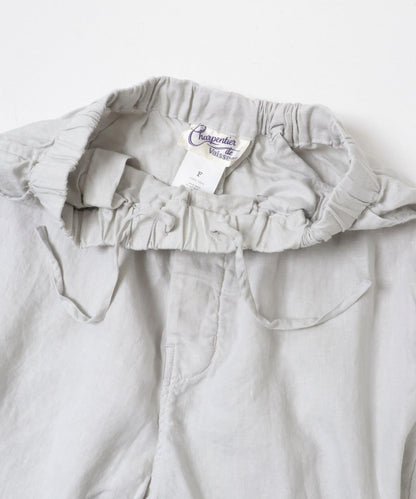 亞麻寬鬆 Charpentier de vaisseu LINEN WIDE SHORTS 休閒短褲