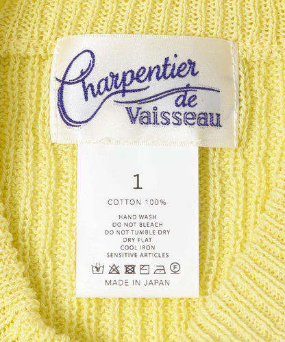 Charpentier de vaisseu COTTON 半袖棉質針織上衣