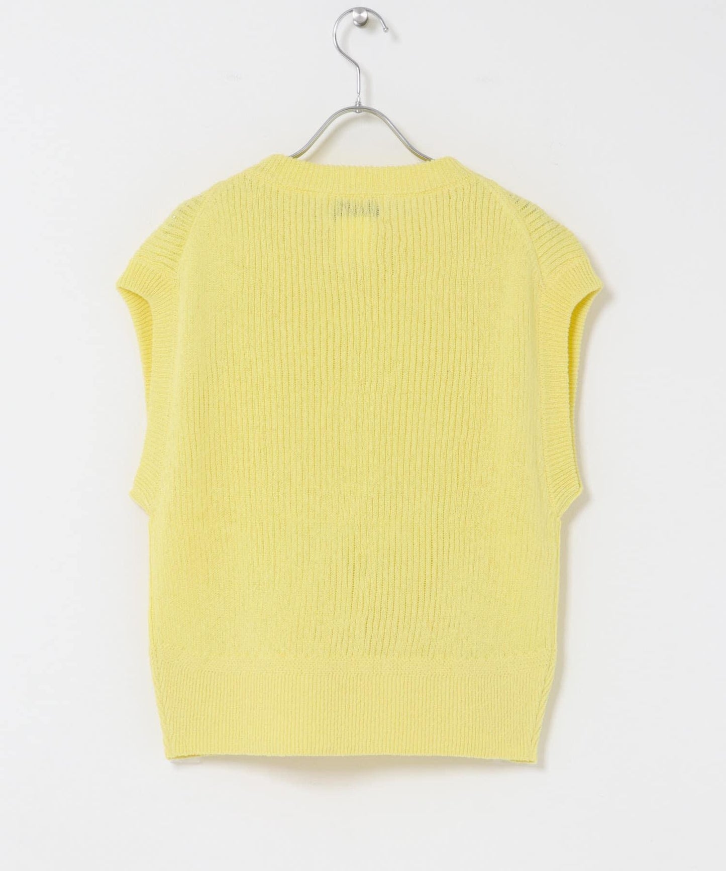 COTTON NO-SLEEVE KNIT 無袖針織上衣