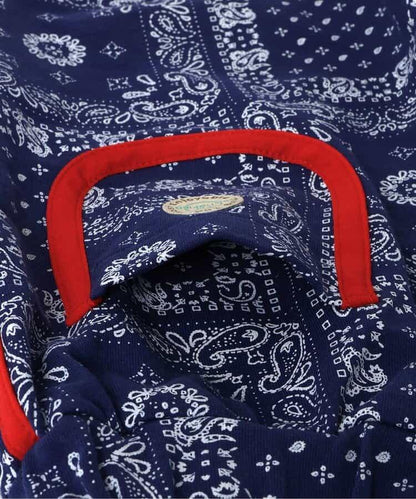 可成套搭配 bandana印花 四分丈短褲