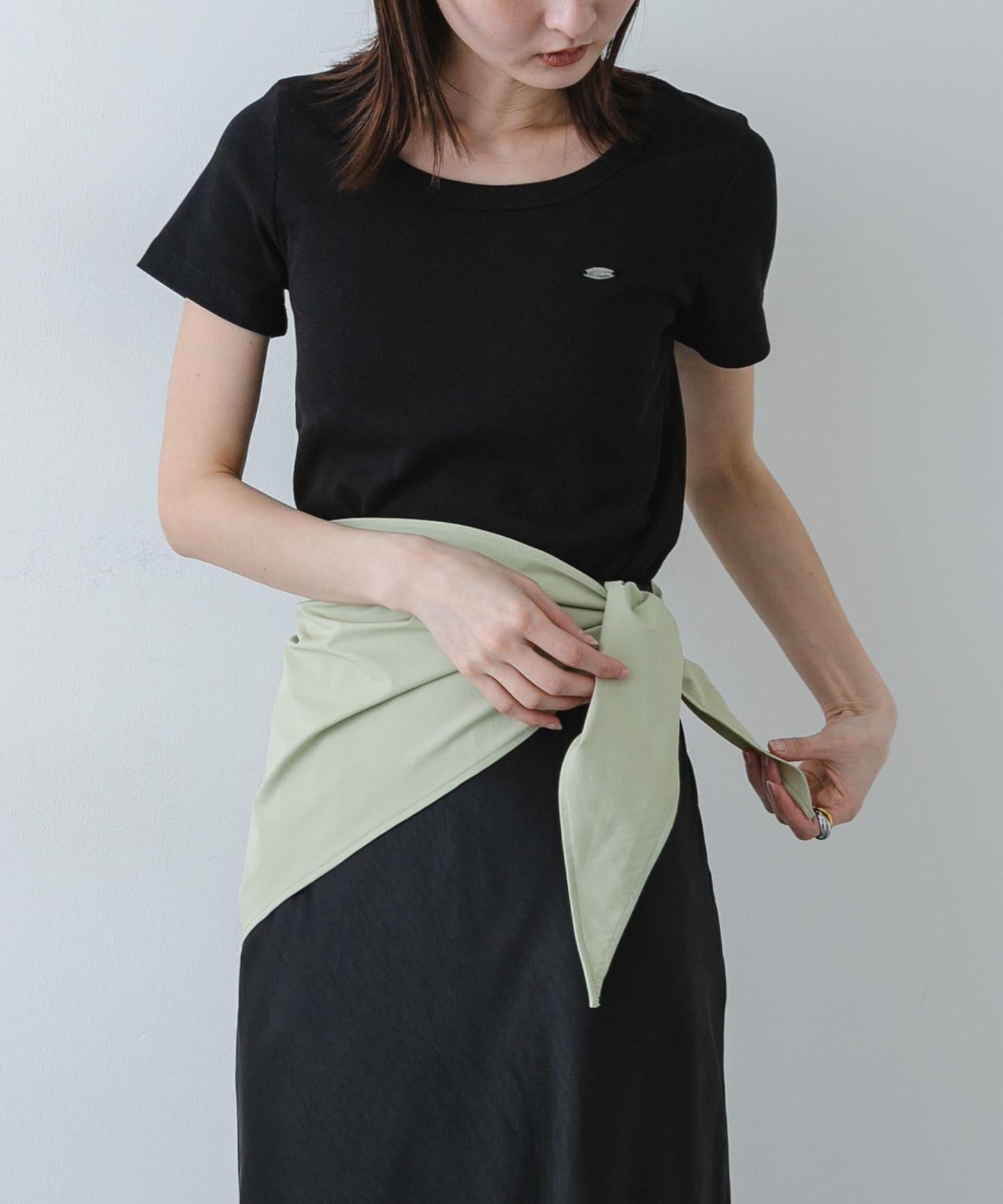 防潑水 刺繡 圍巾