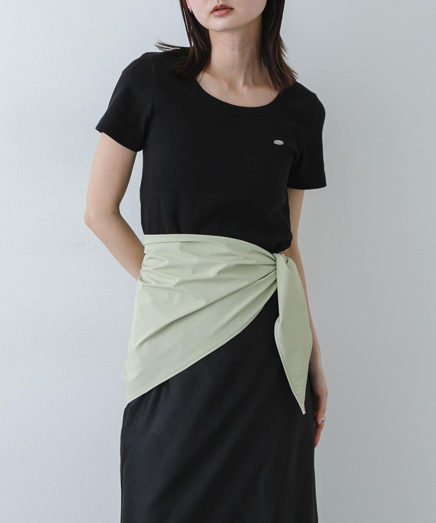 防潑水 刺繡 圍巾