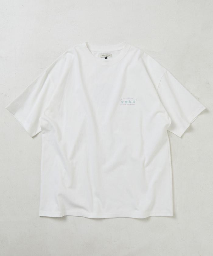 紫金飯店×FREAK'S STORE  背面印花 圓領T恤