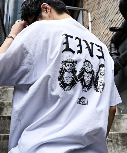 LURKING CLASS×FREAK'S STORE 聯名 做舊印花 T恤 LIV3