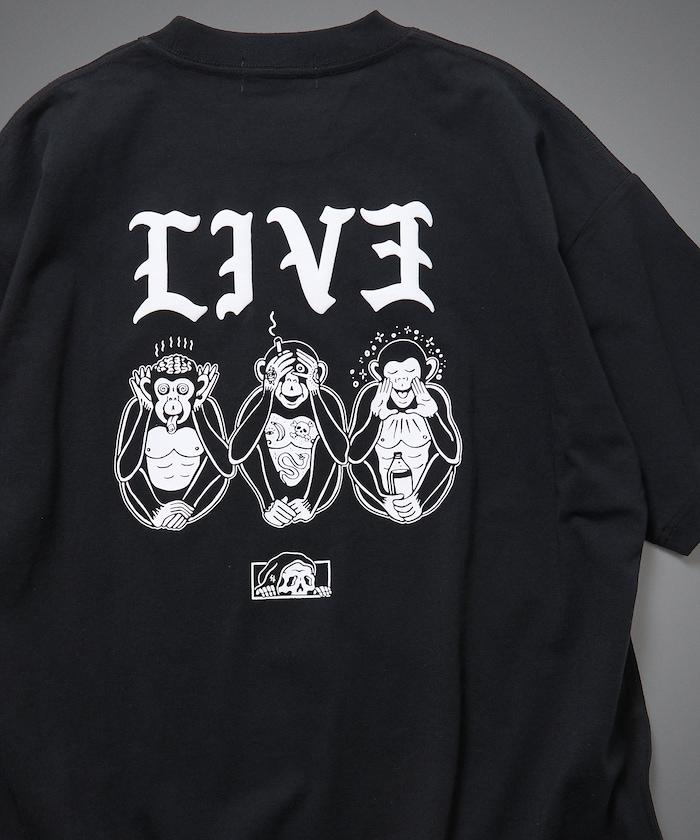 LURKING CLASS×FREAK'S STORE 聯名 做舊印花 T恤 LIV3