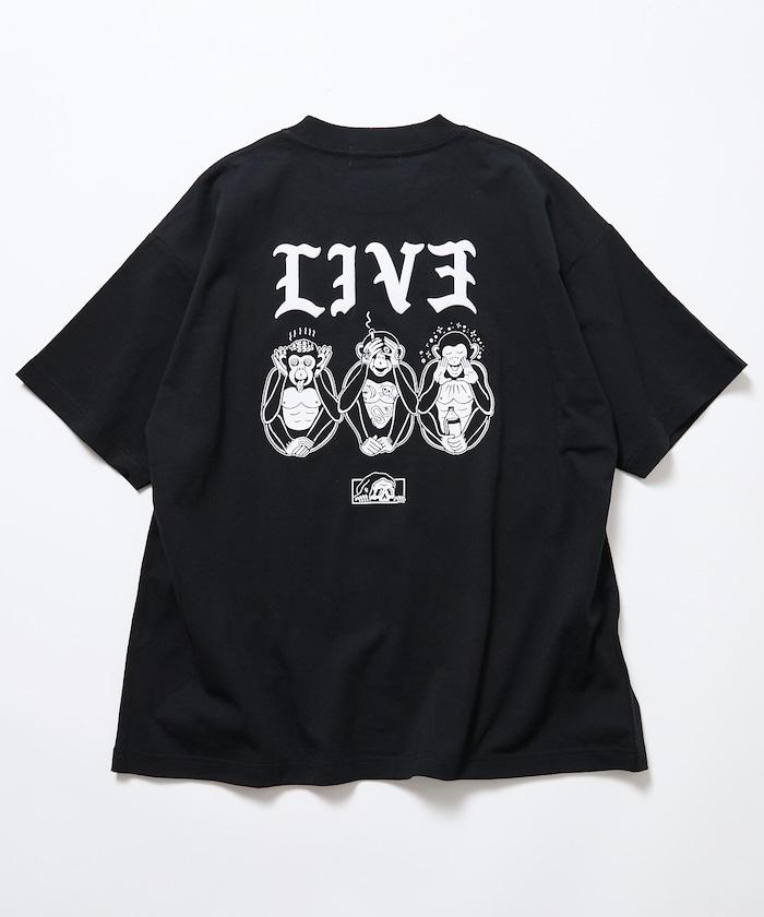 LURKING CLASS×FREAK'S STORE 聯名 做舊印花 T恤 LIV3