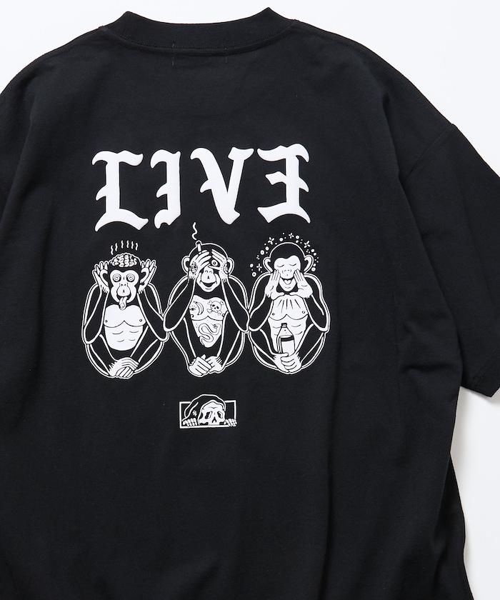 LURKING CLASS×FREAK'S STORE 聯名 做舊印花 T恤 LIV3
