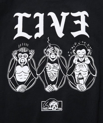 LURKING CLASS×FREAK'S STORE 聯名 做舊印花 T恤 LIV3