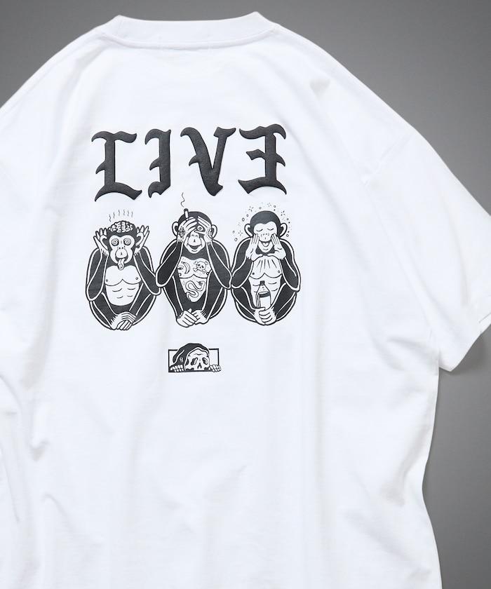 LURKING CLASS×FREAK'S STORE 聯名 做舊印花 T恤 LIV3