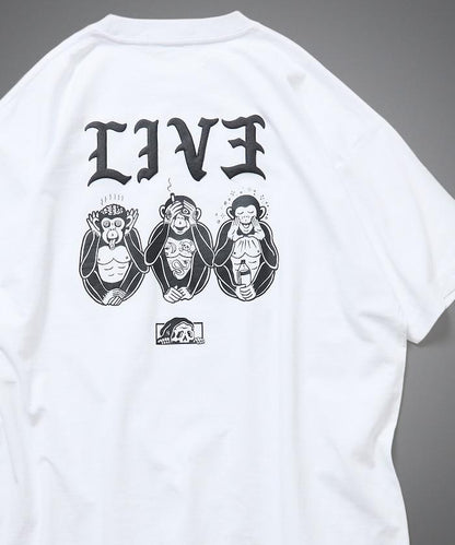 LURKING CLASS×FREAK'S STORE 聯名 做舊印花 T恤 LIV3