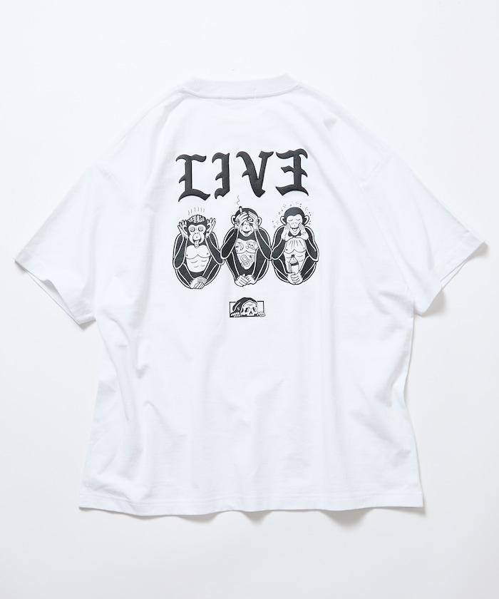 LURKING CLASS×FREAK'S STORE 聯名 做舊印花 T恤 LIV3