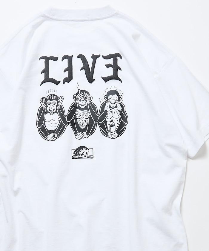 LURKING CLASS×FREAK'S STORE 聯名 做舊印花 T恤 LIV3
