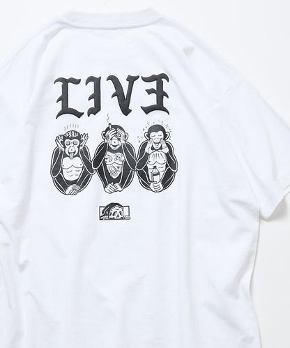 LURKING CLASS×FREAK'S STORE 聯名 做舊印花 T恤 LIV3